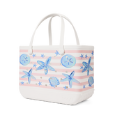 Original Bogg Bag - Pink Stripes & Blue Shells